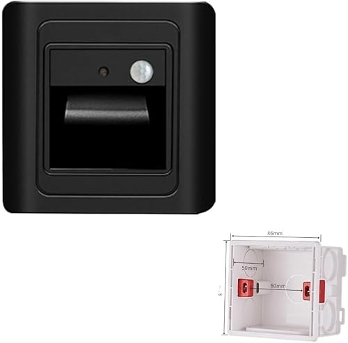 Miniatura 4 de luz de sensor interior Luz Led De Escalera Con Sensor De Movimiento PIR, Lámpara De Pared Empotrada Para Escalones, Balcón, Cocina, Baño,