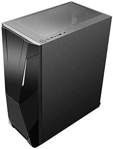 CiT Master ARGB PC Gaming Case, ATX, 2 x 120mm ARGB Fans Included, 2 x ARGB LED Strips Included, 3 Pin AURA Sync, 8 Fan Support, Water-Cooling Ready | Black