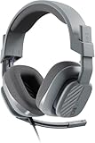 ASTRO Gaming Astro A10 Gaming Headset Gen 2 Wired Headset - Over-Ear Headphones with flip-to-Mute Microphone for Xbox Series X|S, Xbox One, Playstation 5/4, Nintendo Switch, PC, Mac - Grey (Renewed)