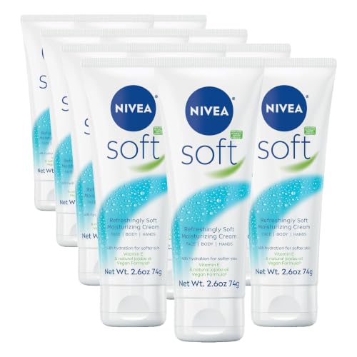 Image of NIVEA Soft Refreshingly Soft Moisturizing Cream, Multipack, 2.6 Ounce (Pack of 12)