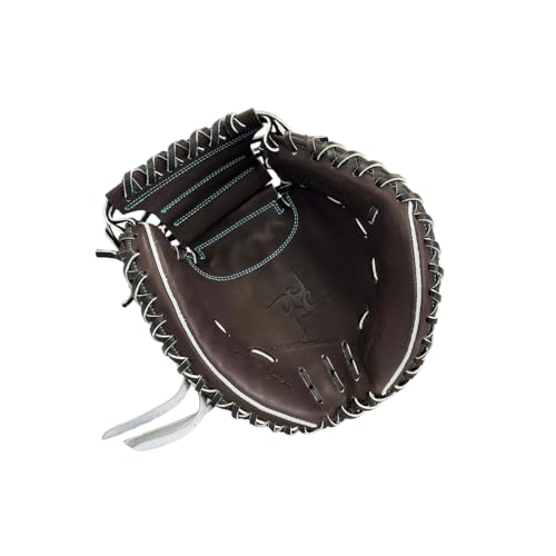 野球 要 KANAME 硬式キャッチャーミット 捕手用ミット TYPE-C200 小さめ 縦型 ポケット深め 限定カラー ダークブラウン 高校野球対応 薬指リング クッションパッド 日本製 3枚目