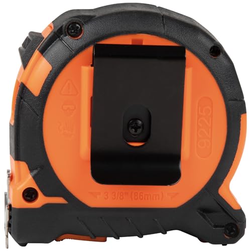 Klein Tools 9225 Tape Measure, Heavy-Duty Measuring Tape with 25-Foot Double-Hook Double-Sided Nylon Reinforced Blade, with Metal Belt Clip thumbnail 12