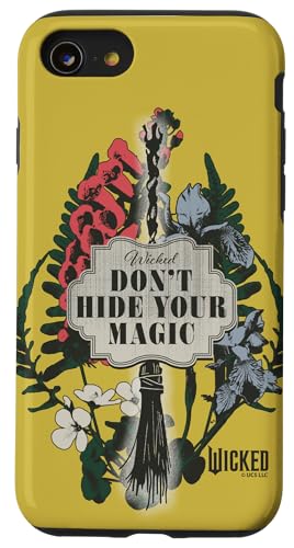 �E�B�L�b�h Don�ft Hide Your Magic Floral Broom �X�}�z�P�[�X iPhone SE (2020) / 7 / 8 �p