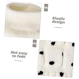 VERDANVERSE 4 StüCk Gestrickte BeinwäRmer FüR Hunde Weiche Baumwolle Haustierbeinsocken Ellbogenschutz Und Sprunggelenkabdeckungen FüR Outdoor Schutz Gegen Schmutz Und KäLte und 11 x 5 x 1 cm