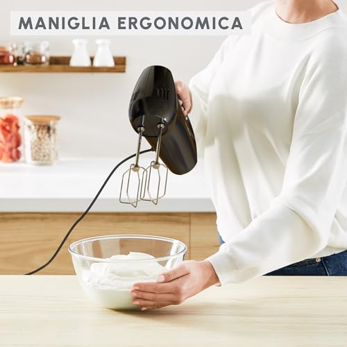 Moulinex Quick Mix Sbattitore, Veloce e potente, Robusto ed efficiente, Maniglia ergonomica, Nero, HM3108B1 - Immagine 2