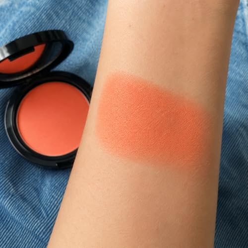 Image of Sandstone Scandinavia Hypoallergenic Pressed Powder Blush (Sunset Surprise) | Lightweight, Long-Lasting, Vegan
