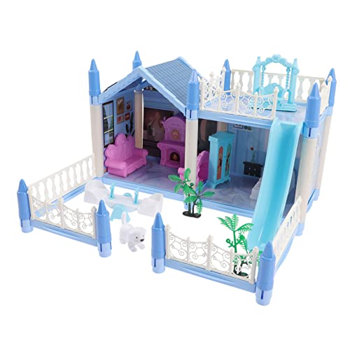 TOYANDONA 1 Juego Modelo De Casa De Muñecas Casas En Miniatura Equipo De Muestra Kit De Casa En Miniatura Kits De Construcción En Miniatura Juguetes para Chicas Rosa El Plastico