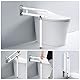 Haltegriff für Senioren, Behinderten WC Haltegriff Klappbar aus Edelstahl, Aufstehhilfe Toilette, Rutschfest mit 350 kg Tragfähigkeit