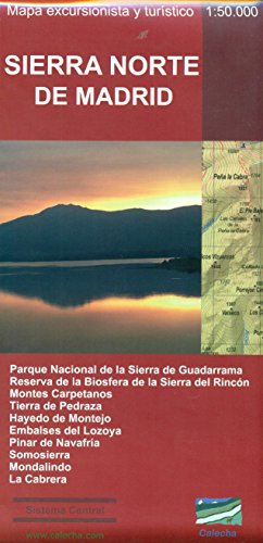 SIERRA NORTE DE MADRID. MAPA EXCURSIONISTA Y TURÍSTICO Cover