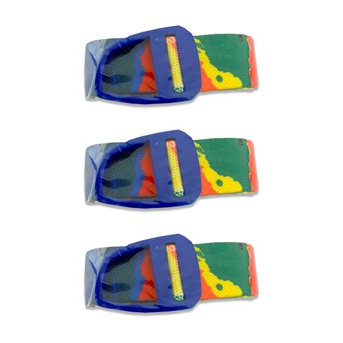 HaseMed Venenstauer, metallfrei, latexfrei, bunt – 3 Stück Tourniquet für medizinische Anwendungen, elastisch und sicher, ideal für Notfälle und Krankenhäuser