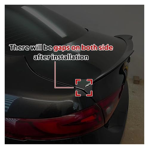 Spoiler Fixe Noir Brillant Ultra Résistant pour Giulia