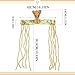 CAKURE Egyptian Headpiece Gold Cleopatra Headband Cleopatra Hair Accessories for Women