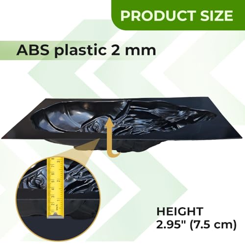 3D Viking Shape Concrete Mold Cement Plastic ABS 2mm - Mold for Cement - Paving DIY Stepping Stone Decor Garden