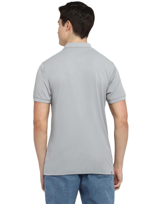 Image of Southern Alps Polo Collar T-Shirt with Moisture Wicking for Men