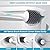 Aokala Silicone Toilet Brush and Holder Set, Toilet Bowl Brush with Tweezers Long Handle, Toilet Cleaner Brush for Bathroom Deep Cleaning, Elegant Toilet Scrubber Bathroom Accessories (Light Gray)