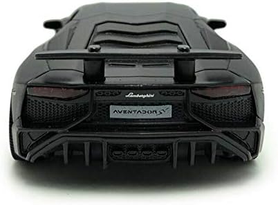 Lamborghini Matt Black Aventador LP 700-4 1:38 5 Pull Back Diecast Car