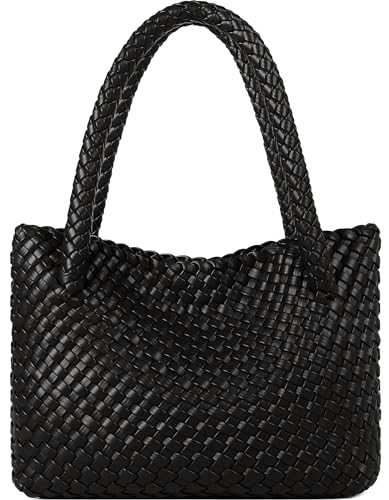 Image of Handbag and Purse for Women,Handmade Vegan Leather Summer Beach Travel Shoulder Bag | Travel-friendlyTote