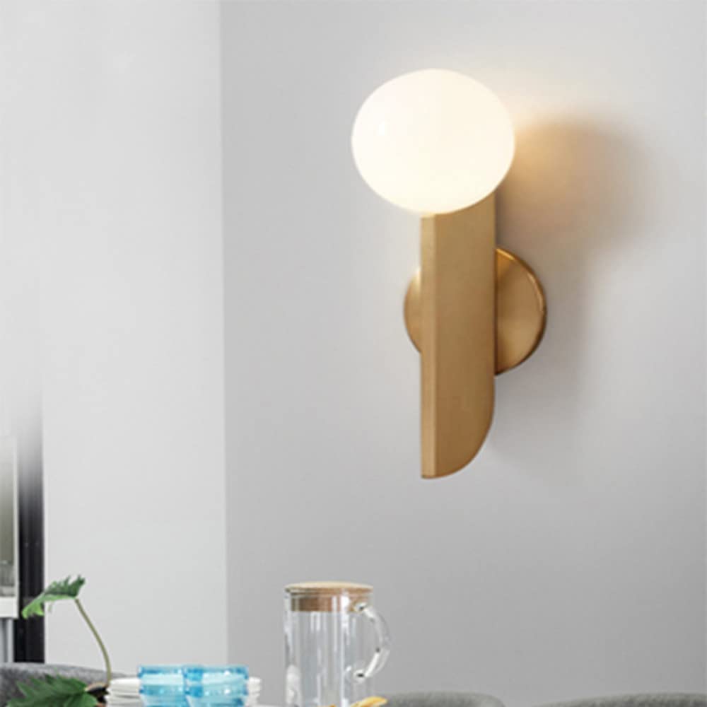 Applique murale G9 en verre dépoli offrant une lumière tamisée anti-éblouissement