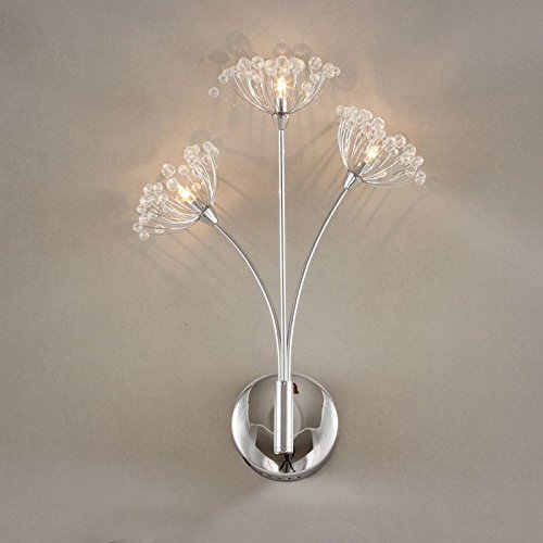 Cristal pissenlit bedsides Applique romantique en Salon lampes mur Salle de Bain Mur Lumière