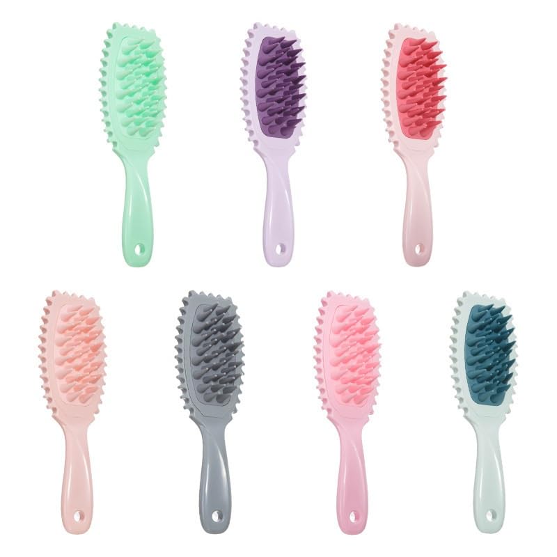 Curly Hair Brush Multi Functional Comb Portable Shampoo