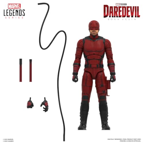 Marvel Legends Series Daredevil: Born Again Daredevil Collectible 6-Inch Action Figure