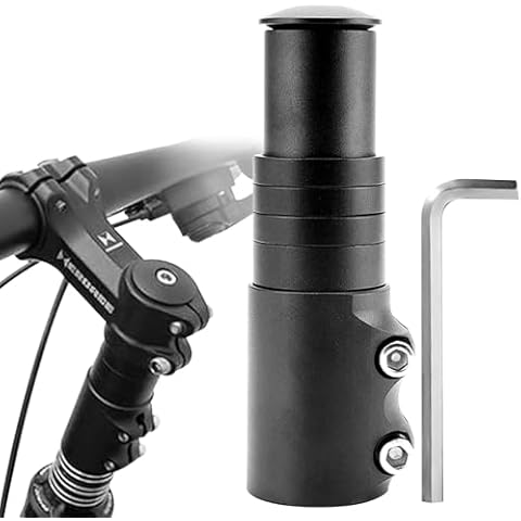 UieaMsio Adjustable Aluminium Bicycle Handlebar Riser Cover