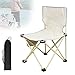 Składane Krzesła Wędkarskie Z Tkaniny Oxford Z Torbą Transportową, Lekki Stołek Kempingowy Z Oparciem Na Zewnątrz, Kompaktowe Białe Siedzenie Turystyczne - Pojemność 100kg-extralarge