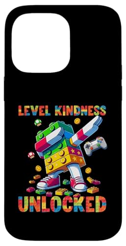 Level Kindness Unlocked Master Builder Gamer Boys Teacher �X�}�z�P�[�X iPhone 14 Pro Max �p