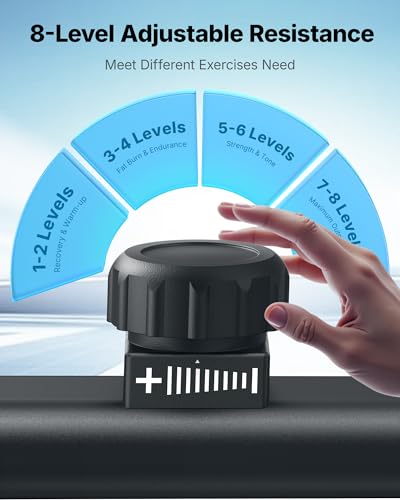 MERACH Elliptical Machine, Elliptical Exercise Machine for Home Self-Powered with Hyper-Quiet Magnetic Drive, Elliptical Training Machines with 16.5IN-19IN Stride, Smart Automatic Resistance - Thumbnail 4