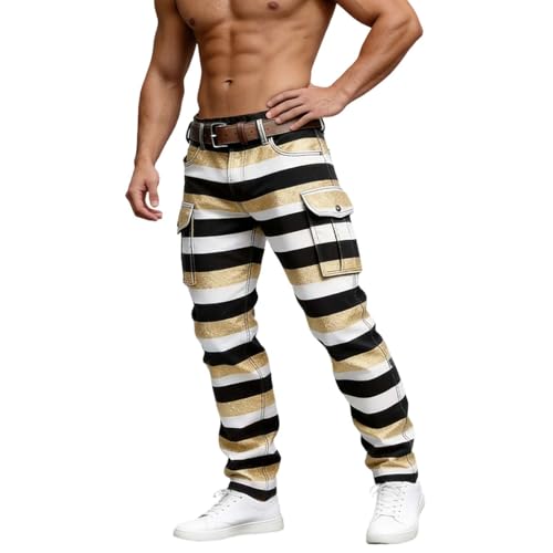 Pantalon cargo homme uni casual simple et mode de rue minimaliste