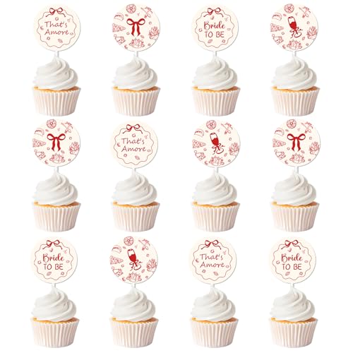 Kit Accessoires de Fête Bachelorette Motif Nœud Rouge et Amore