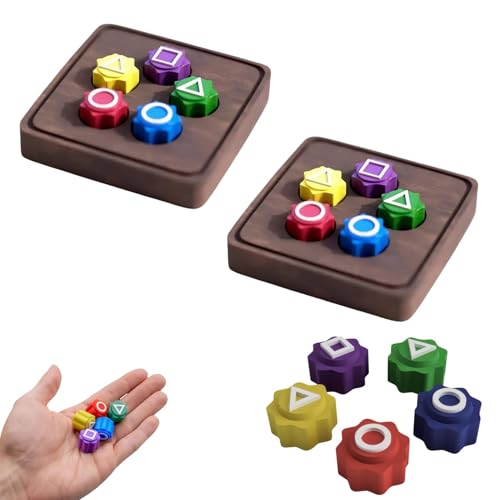 Gonggi Coreano Juego de Captura de Piedra, Piedra Juego Gonggi Set Calamar Folk Juego Gong Equipado con Base, Gi Juego Coreano Gonggi Juego de Colección(2 Set)