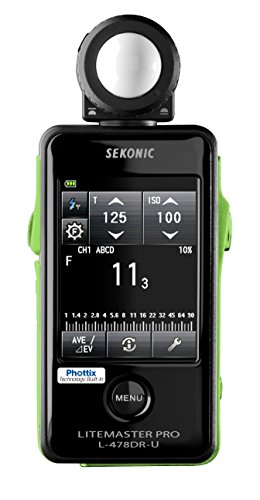 New Sekonic L-478DR-U-PX Phottix Strato II System Lightmeter With Exclusive USA Radio Frequency And Exclusive 3-Year Warranty