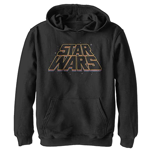 Sweat à capuche Star Wars pour enfant avec logos imprimés en biais