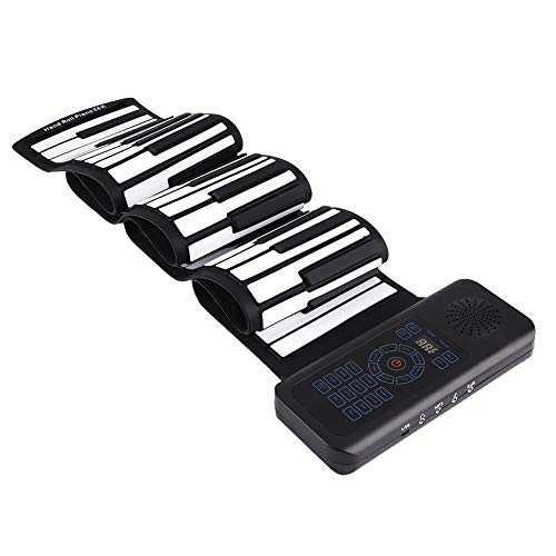 KUANDARM Piano Pliant Main Roll Piano, Mise à Niveau Rechargeable 88 Touches Roll Up Clavier, Instruments de Musique pliants pour Enfants débutant Musique Jouets éducatifs débutant - Les Beatles, Paul McCartney, John Lennon, RIngo Starr, George Harrison KUANDARM Piano Pliant Main Roll Piano, Mise à Niveau Rechargeable 88 Touches Roll Up Clavier, Instruments de Musique pliants pour Enfants débutant Musique Jouets éducatifs débutant – Image 3