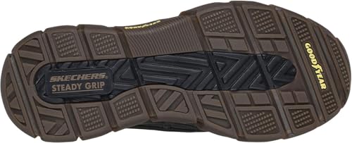 Skechers - Mens Relaxed Fit: Respected - Jace Slip On Shoes, Color Chocolate/Black, Size: 13 M US3