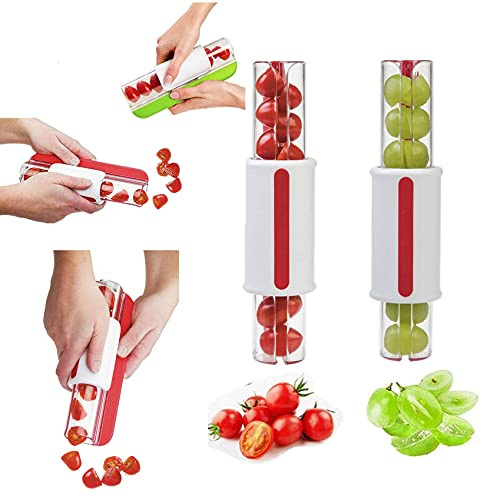 Fruit & Vegetable Slicer & Dicer, Grater, Shredder -Multifunctional & Versatile Food Chopper, Fast & Easy (Tomato Slicer)