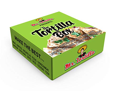 Mr. Tortilla Savory Spinach Tortillas - Fresh Soft Taco Shells - Zero Cholesterol Organic Wheat Flour Burrito Wrap - Herb, Spice, & Vegetable Flavor - Healthy Vegan Thin Food Wraps - 8-Count, 4-Pack - Thumbnail 5