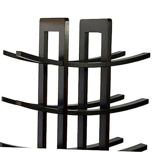 Soporte de vino de plástico negro para múltiples botellas miniatura 7