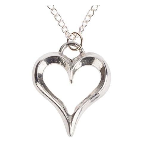 Tin Heart Necklace in 10th Wedding Anniversary Commemorative Gift Box Cover