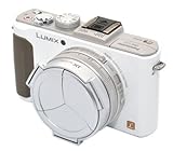 dmc lx7 bedienungsanleitung  Spezial Slim Automatik Objektivdeckel - silberfarben - für Panasonic Lumix DMC LX-7 und Leica D-LUX 6
