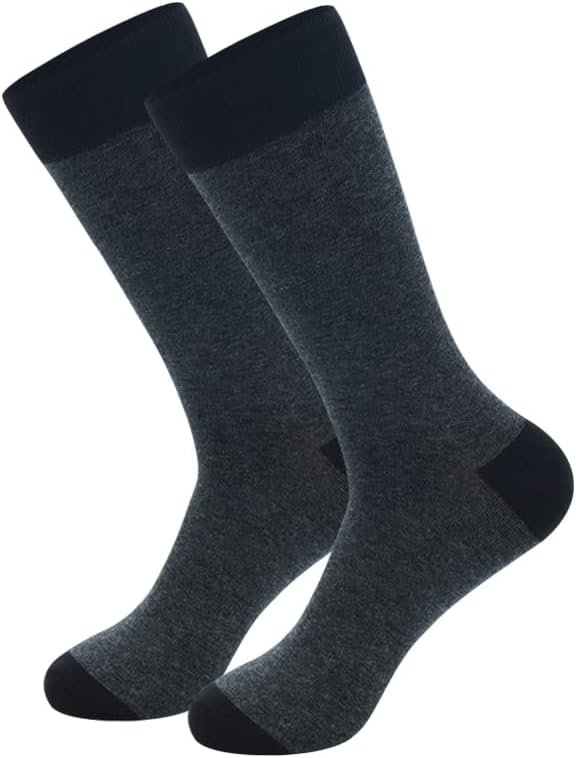 TOEJYJ Mens Fun Dress Socks, Pattern Funny Casual Socks Pack, Colorful Striped Cotton Novelty Socks Size 10-13 - Image 6