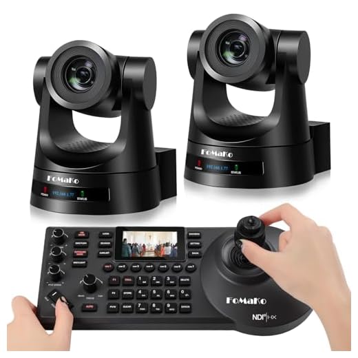 FoMaKo PTZ Camera with Auto-Tracking