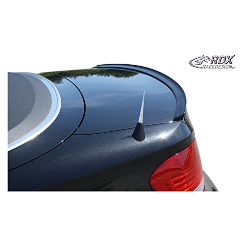 RDX Racedesign Lèvre spoiler arrière compatible avec BMW Série 1 E82/E88 Coupé/Cabrio (ABS), noire