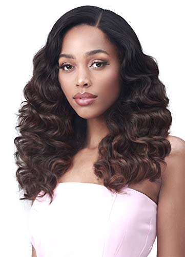 Bobbiboss Long Curly Ombre Ash Copper Wigs 13x7 HD Lace Front Wigs for women - MLF475 ZEULIA, Free Part Long Wavy Wigs Synthetic Hair Wigs with Baby Hair, Natural Looking Heat Resistant wigs (TT1B.ACPR)