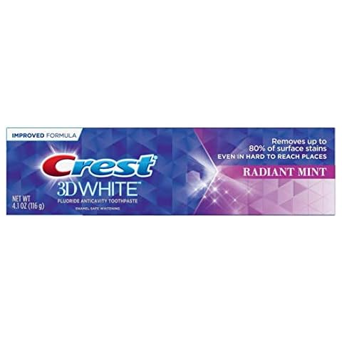 Crest 3D White Radiant Mint Toothpaste Cover