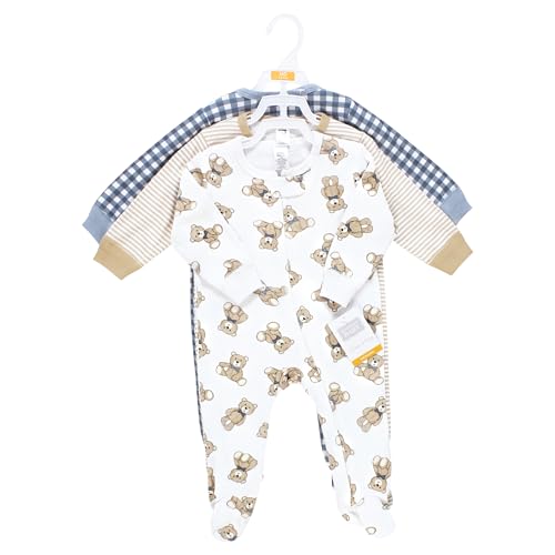 Image of Hudson Baby Unisex Baby Cotton Sleep and Play