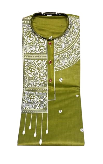 Chandana Saree House Classic Cotton Work Solid Men Kurta Panjabi| Traditional, Ethnic, Comfortable, Breathable, Lightweight, Skin Friendly|SL_90-image-15