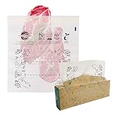 Moonygreen Compostable Food Storage Bags, Large Gallon Resealable Freezer Bags, 50 Count, 10.5 x 10.6 inches, Extra Thick, Certified US BPI ASTM D6400 Europe OK Compost