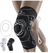 CURELIX Knee Braces for Knee Pain with Patella Gel Pad & Side Stabilizers for Men Women, Professi...